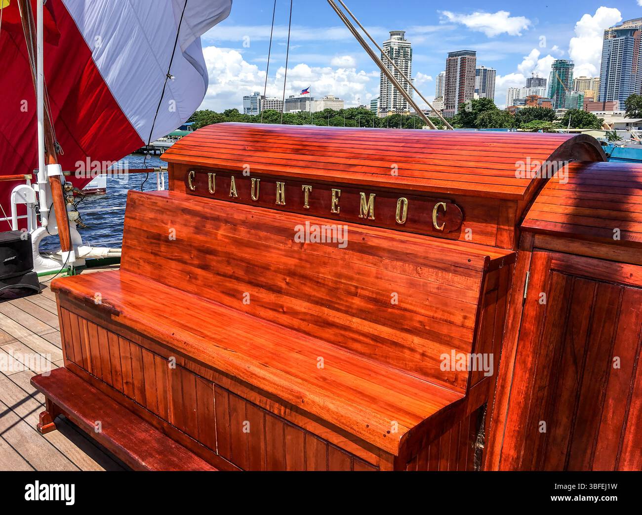 ARM Cuauhtémoc - Armada de Mexico - Smartphone Captured Stock Image
