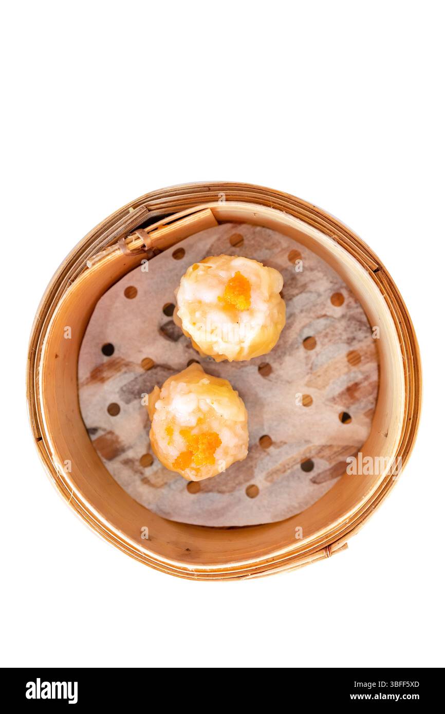 Dim Sum Cut Die cut of Dim sum Ha Kao, chinese food on white isolated Stock Photo ...