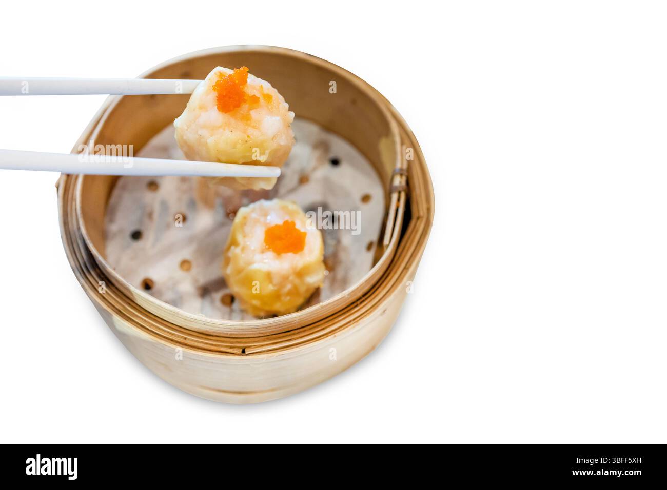 Dim Sum Cut Die cut of Dim sum Ha Kao, chinese food on white isolated Stock Photo ...