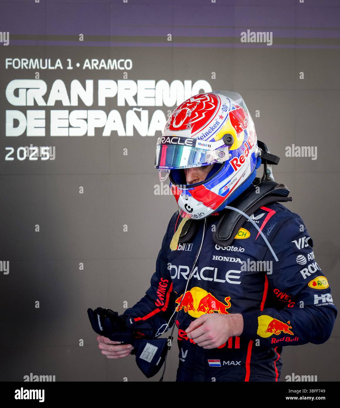 BARCELONA - Max Verstappen (Red Bull Racing) at the Circuit de ...