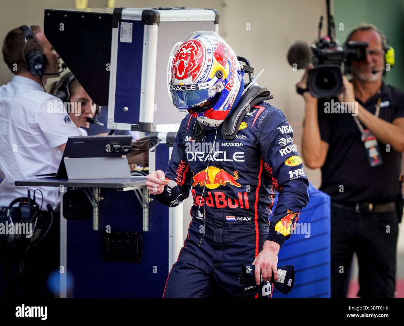 BARCELONA - Max Verstappen (Red Bull Racing) at the Circuit de ...