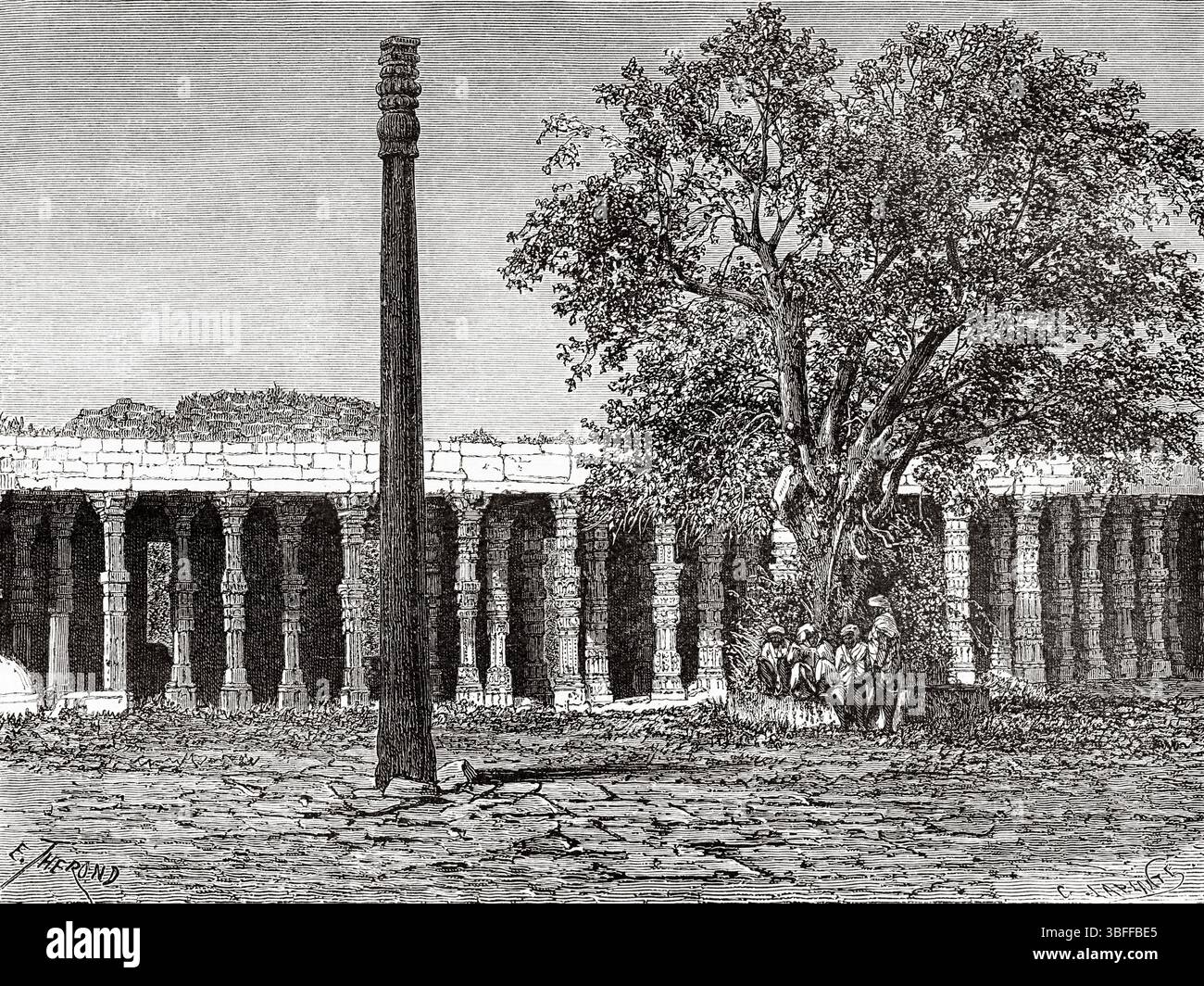 The iron pillar of Delhi is a structure constructed by Chandragupta ...