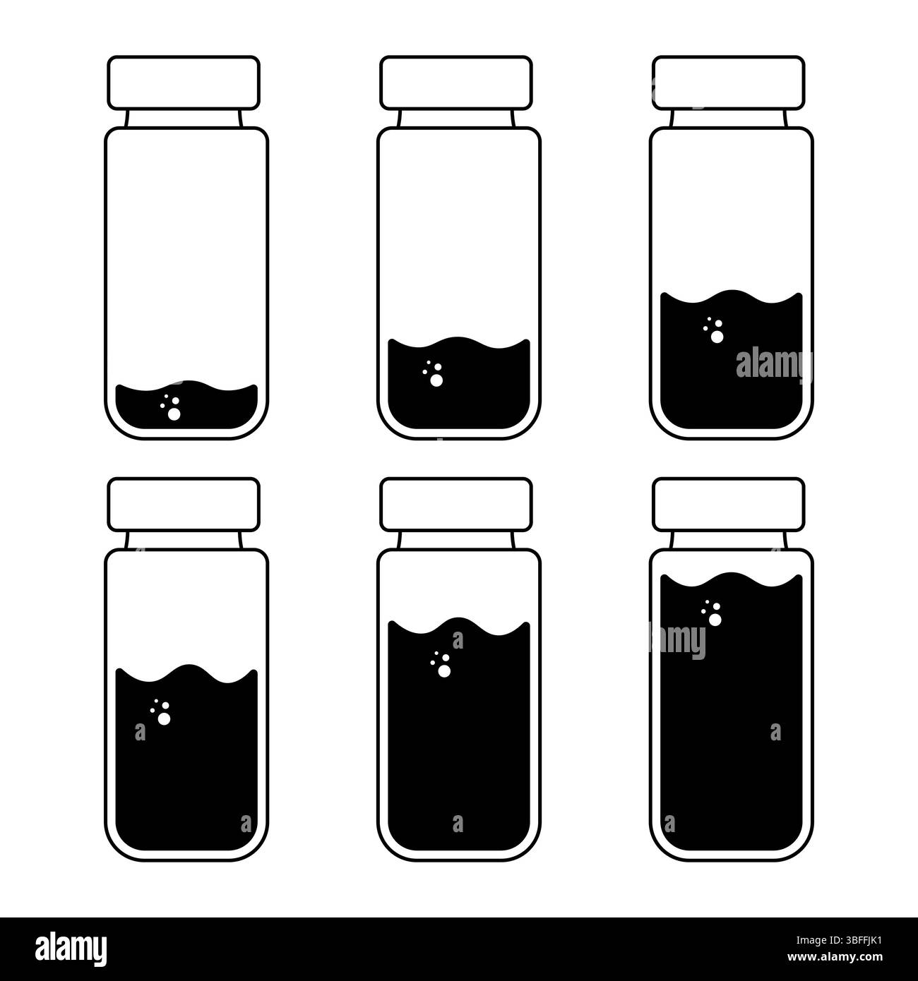 Empty glass potion icon Stock Vector Images - Alamy