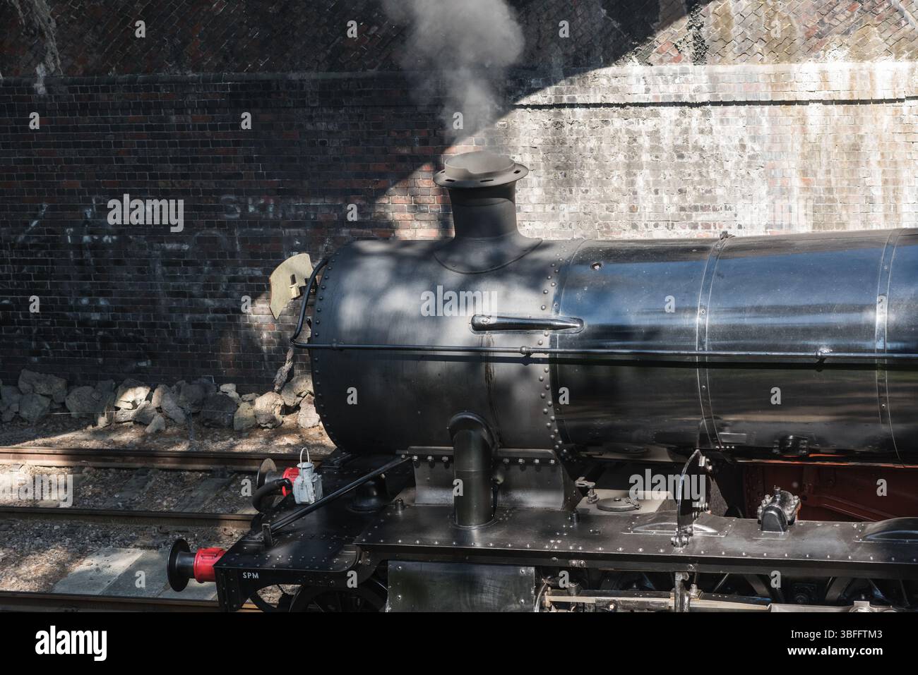 The steam train - 2-8-0-2884 class engine on the heritage ...
