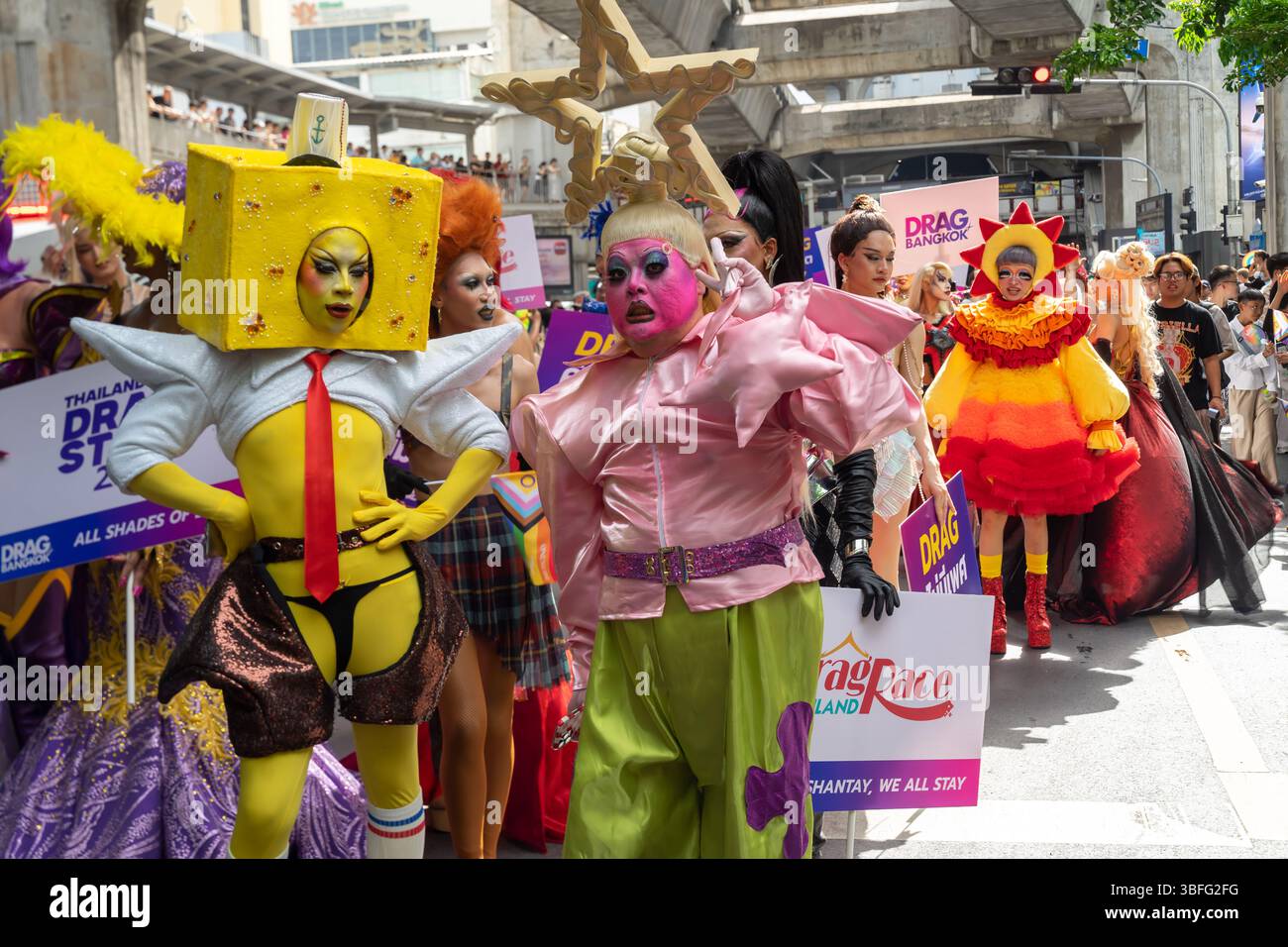 Drag Parade June 1, 2025: annual LGBT Gay Pride Parade in Bangkok, Thailand, Asia ...