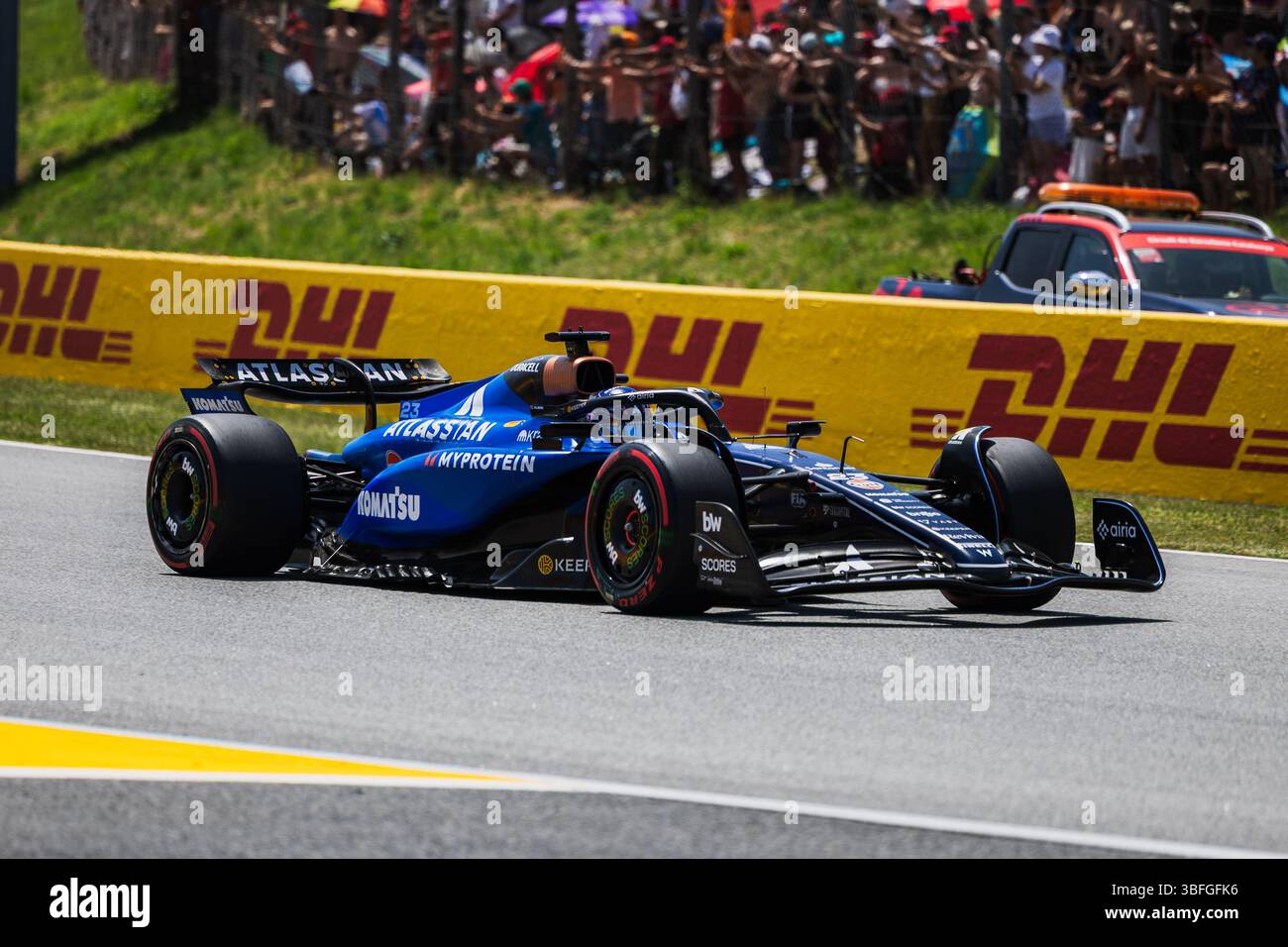 Circuit de Catalunya, Barcelona, Spain. 1.June.2025; Alexander Albon of