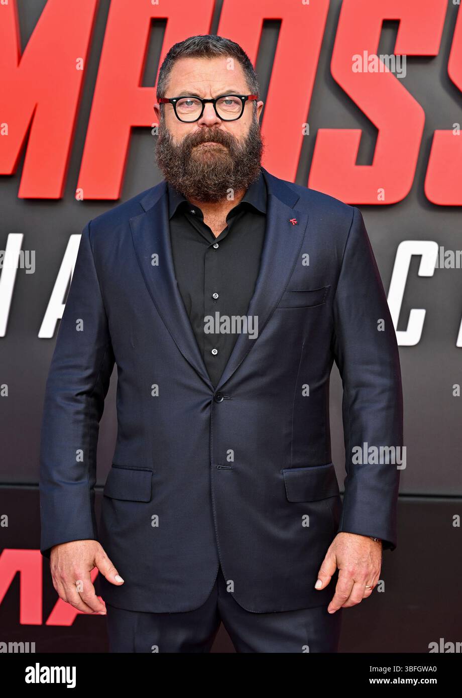 Nick Offerman attends the "Mission Impossible The Final Reckoning