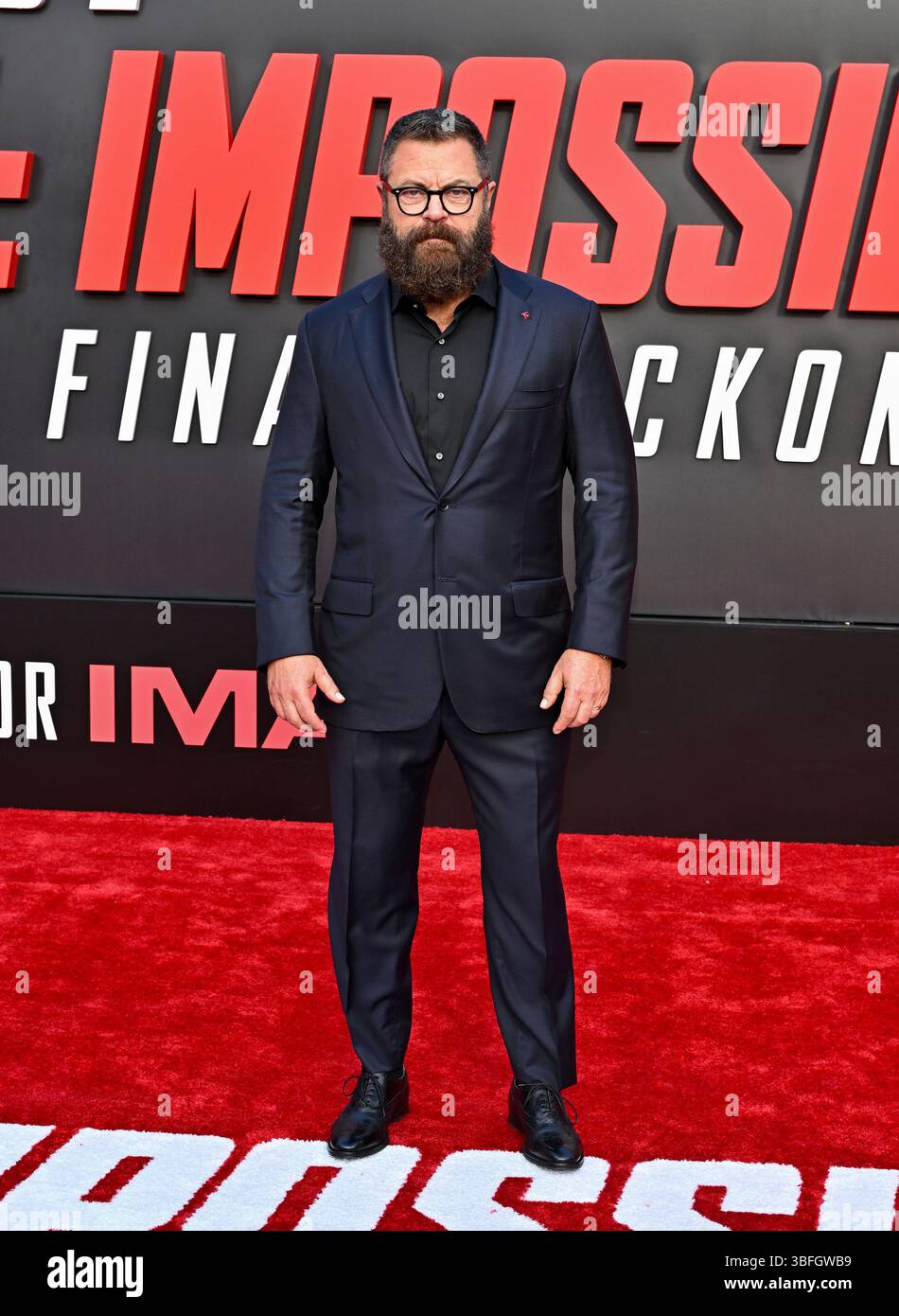 Nick Offerman attends the "Mission Impossible The Final Reckoning