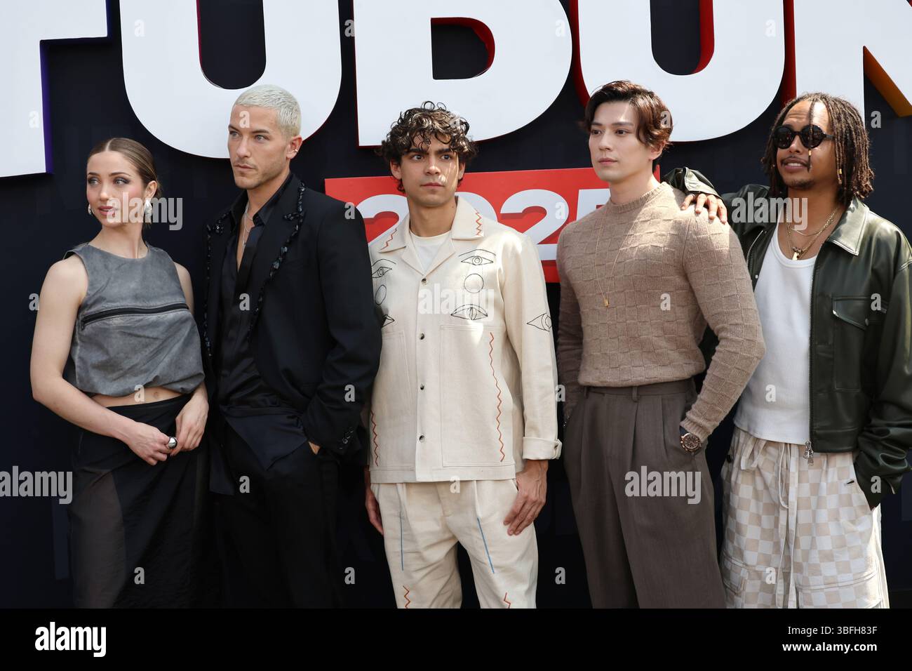 Emily Rudd Inaki LAS VEGAS - MAY 31: Emily Rudd, Taz Skylar, Iñaki Godoy, Mackenyu ...