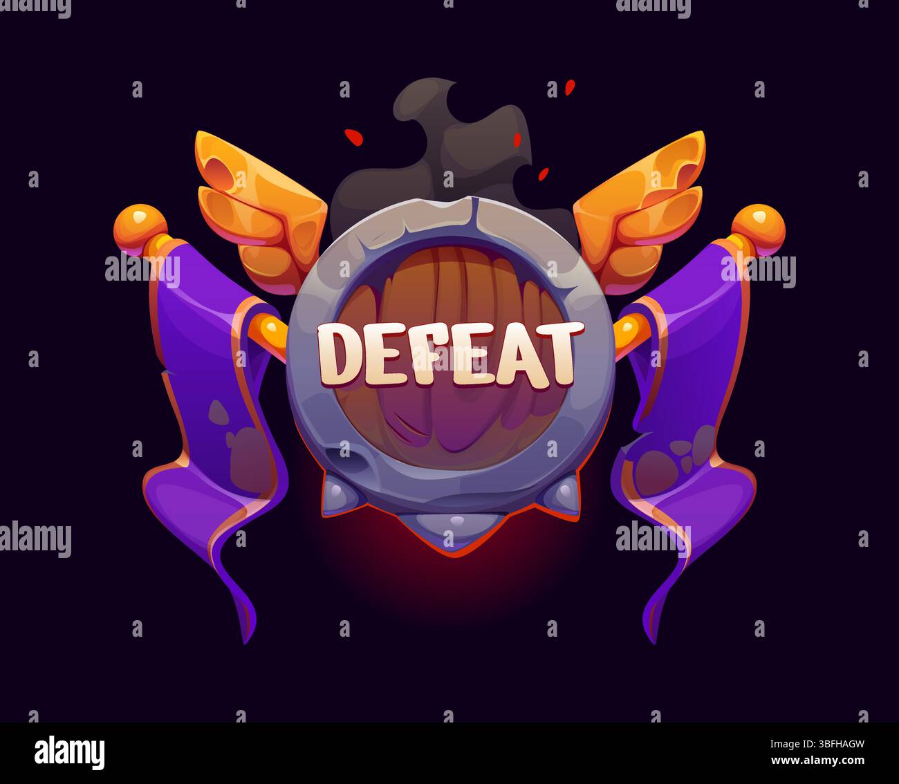 Purple winged Stock Vector Images - Alamy