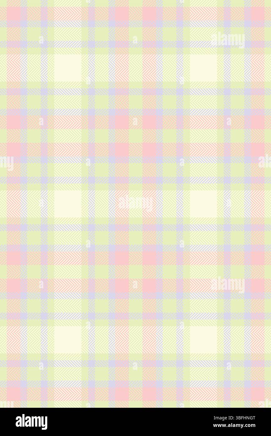 Pastel plaid pattern. Delicate, soft color palette evokes feelings of ...