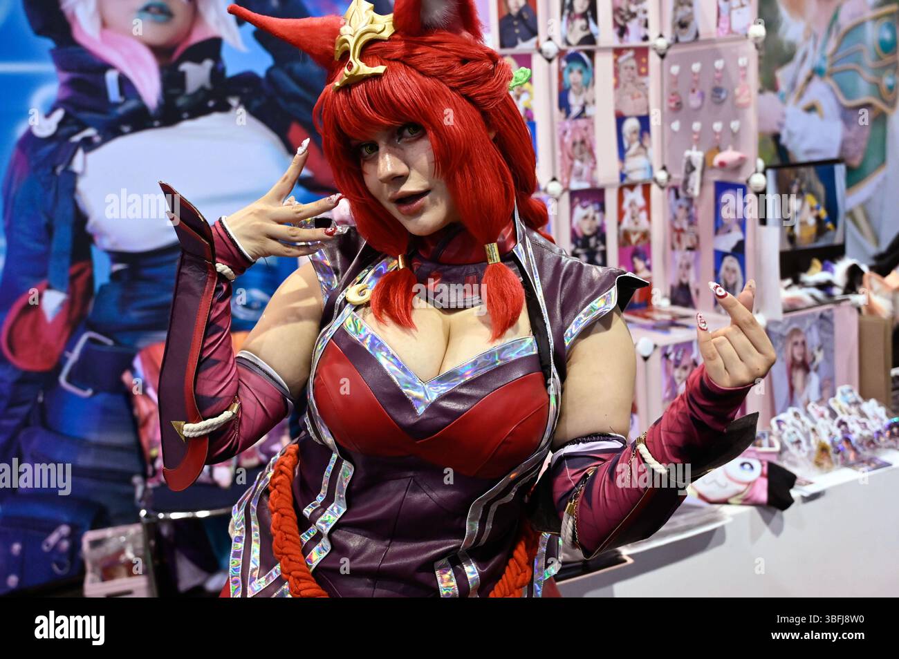 Comic Con Experience Mexico 2025 CCXP - Day 2 Cosplayer Punk Macarroni  during the 2nd edition of Comic Con Experience Mexico 2025 CCXP at Centro  Banamex. on May 31, 2025 in Mexico