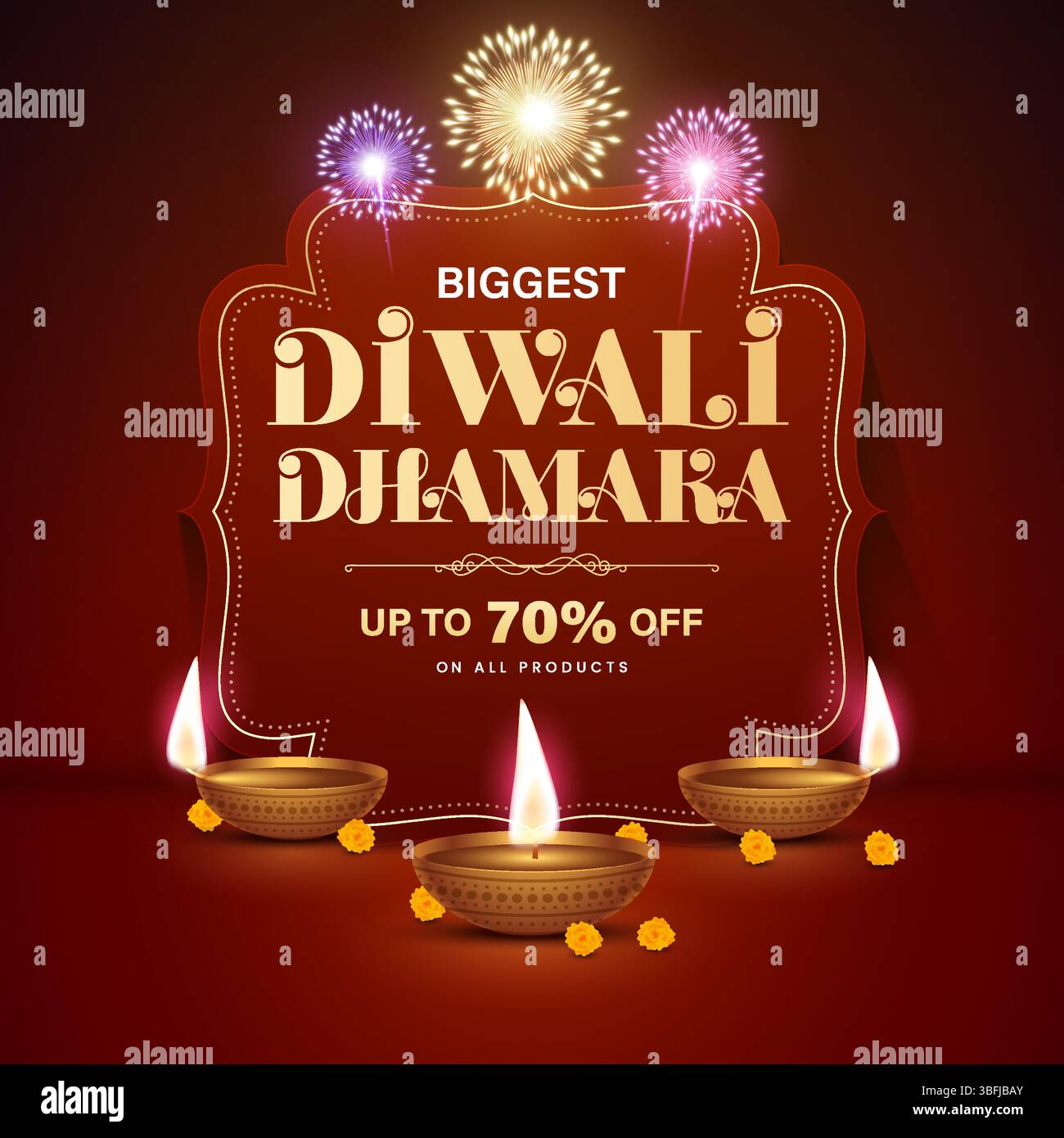 Diwali Special Offer Discount Poster Design. Premium Luxury Advertising Logo label Design vector layered. Diwali Sale Label Design Stock Vector