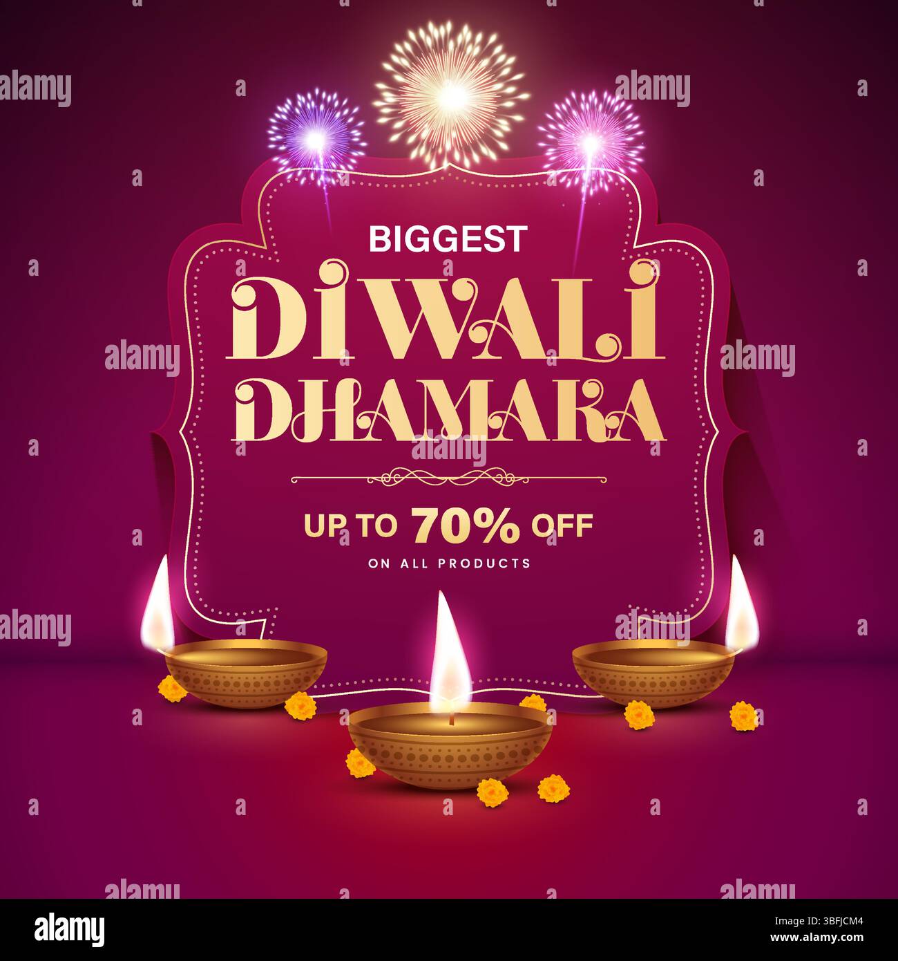 Diwali Special Offer Discount Poster Design. Premium Luxury Advertising Logo label Design vector layered. Diwali Sale Label Design Stock Vector