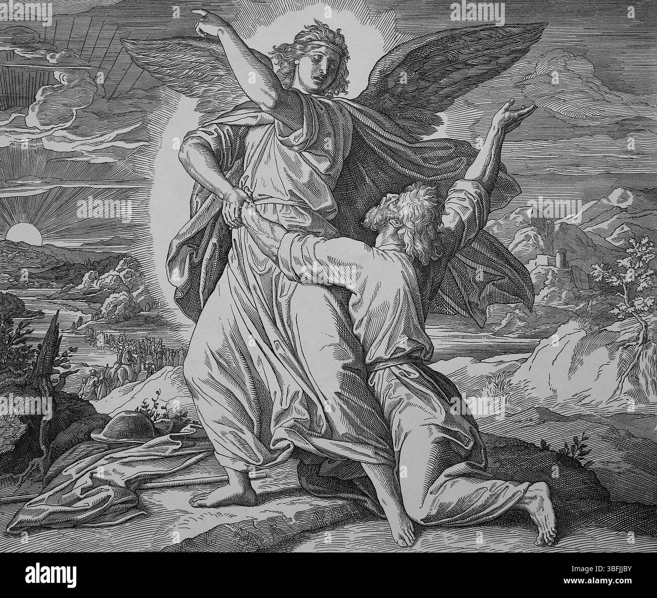 Jacob and god hi-res stock photography and images - Alamy