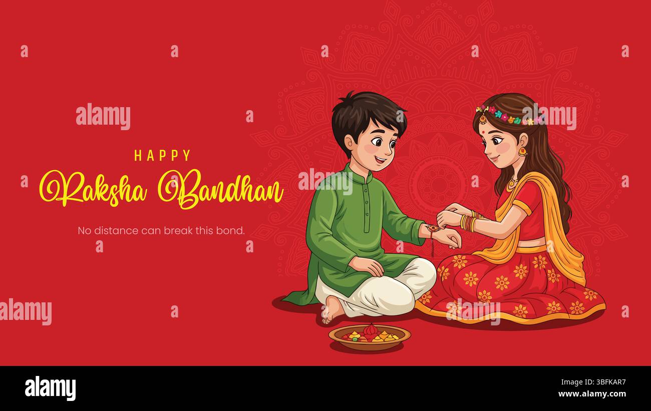 Rakshabandhan greetings hi-res stock photography and images - Alamy, image size:1300x821