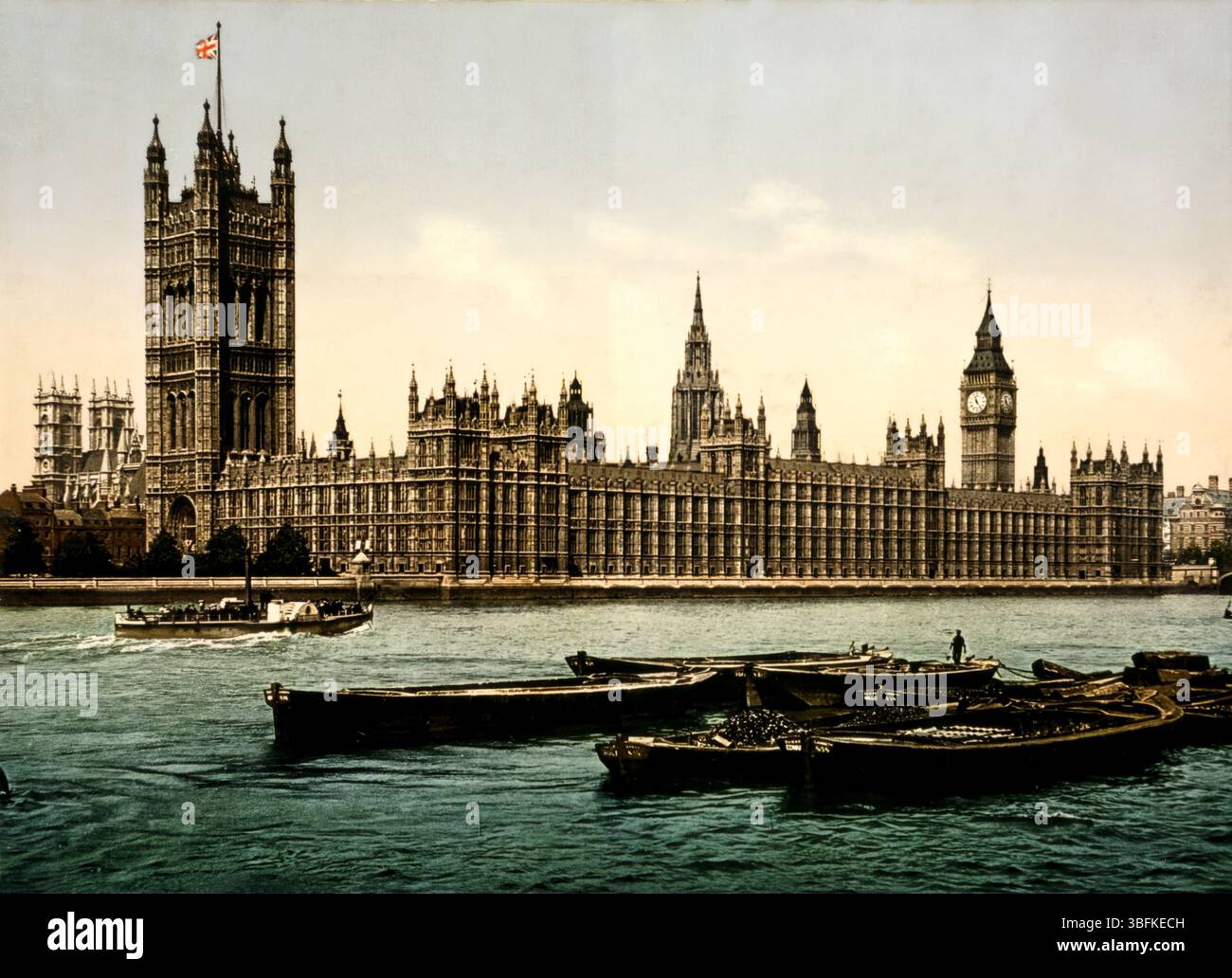Houses of Parliament, London, England 1800s 1900s 19th century 20th ...