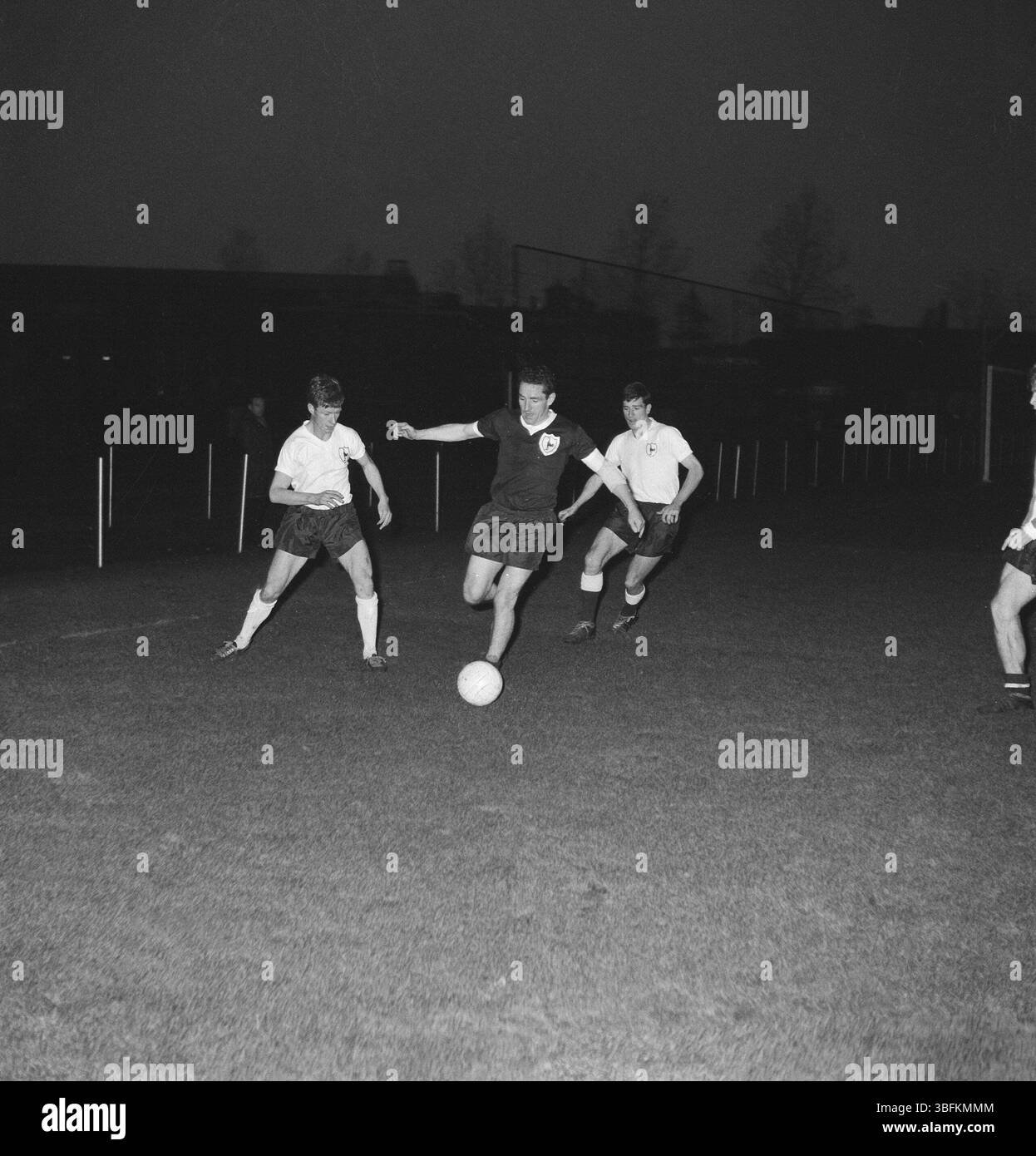 Tottenham Hotspur players training in Rotterdam before a European Cup match against Feyenoord in 1961 - Photo by Koch – Anefo Stock Photo