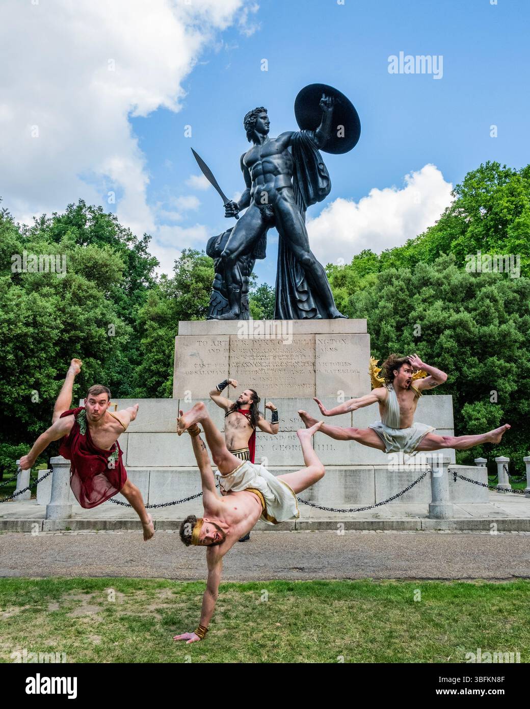 London, UK. 2nd June, 2025. The Australian acrobatic troupe, Headfirst ...