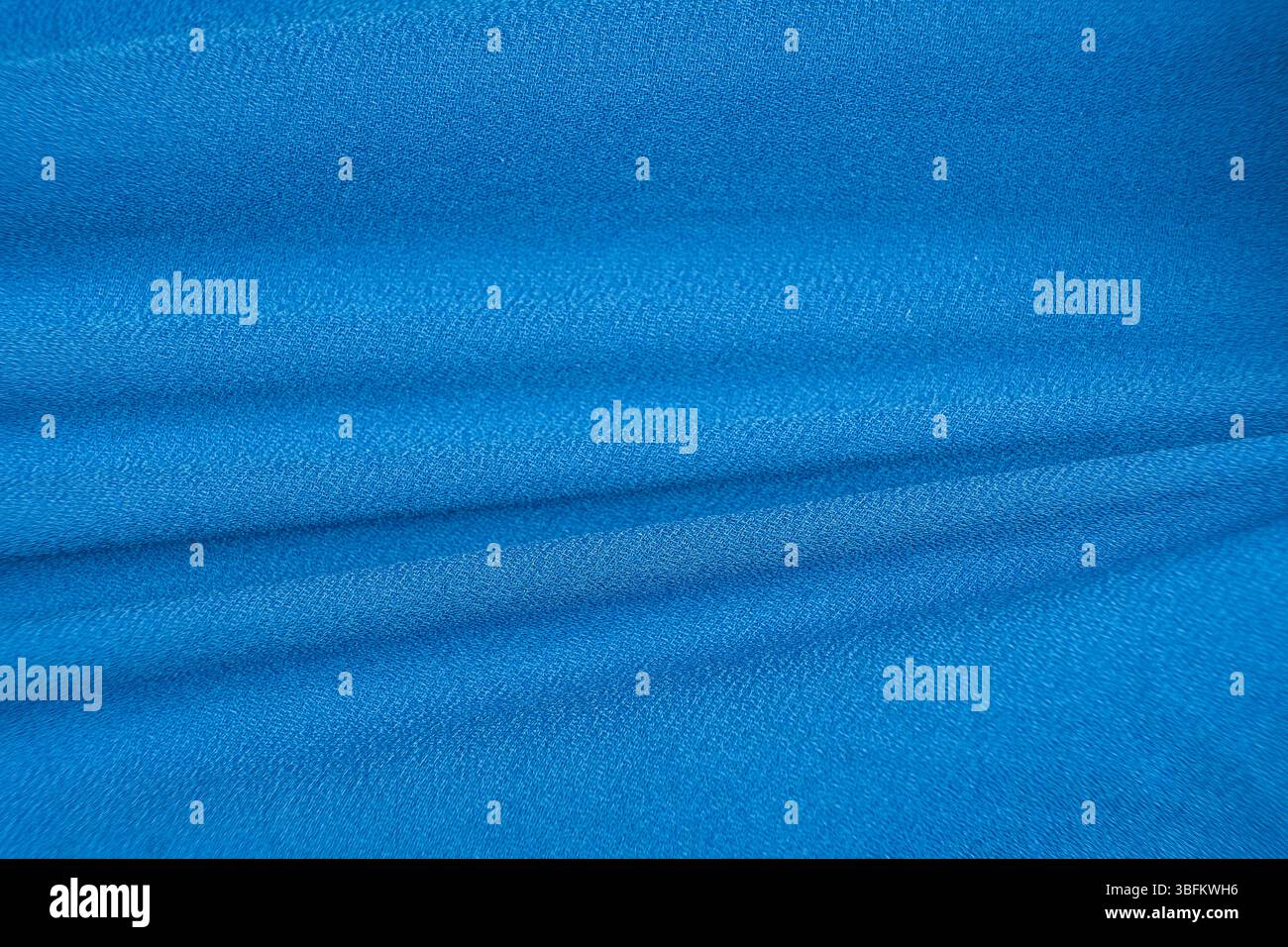 One hundred percent polyester fabric macro top view Stock Photo
