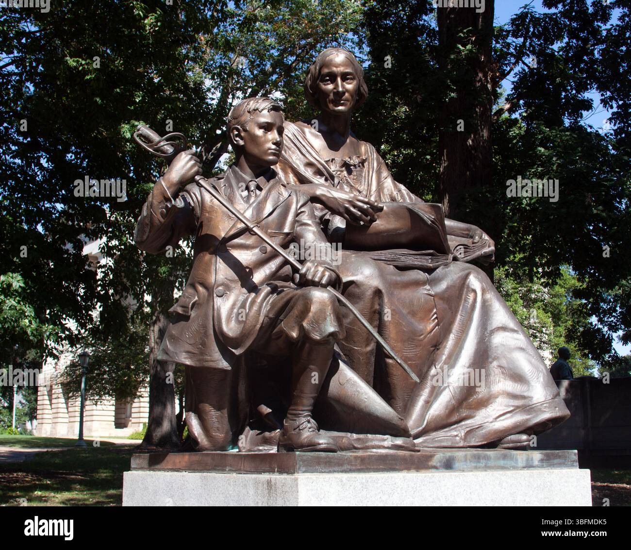Women of the Confederacy in Raleigh, North Carolina. The statue was removed in June 2020, along with the other Confederate statues in yhr city. Stock Photo