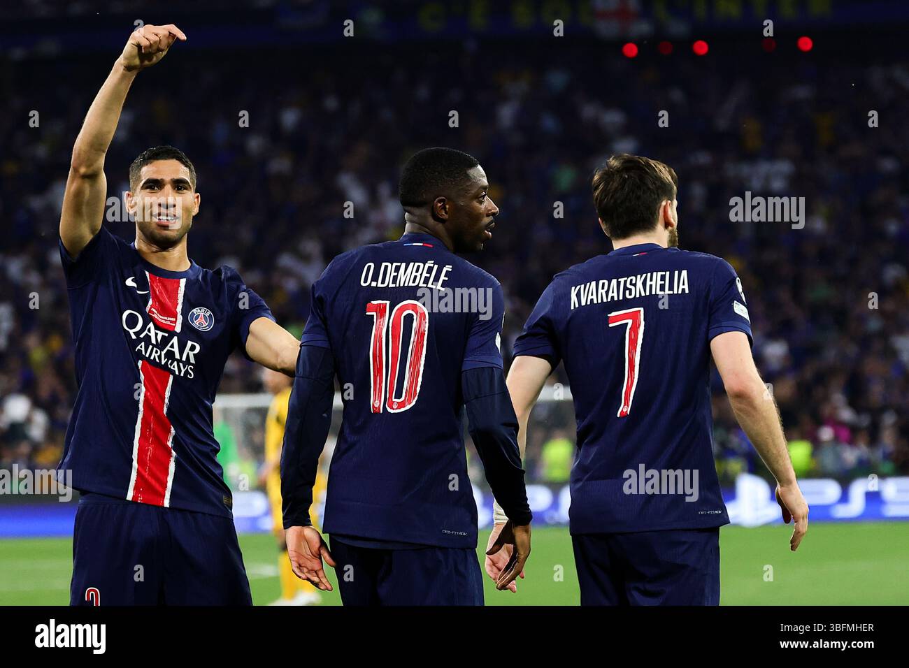 PSG trio Dembélé Hakimi Ngapeth formation tactique Profiles: The Three Pillars