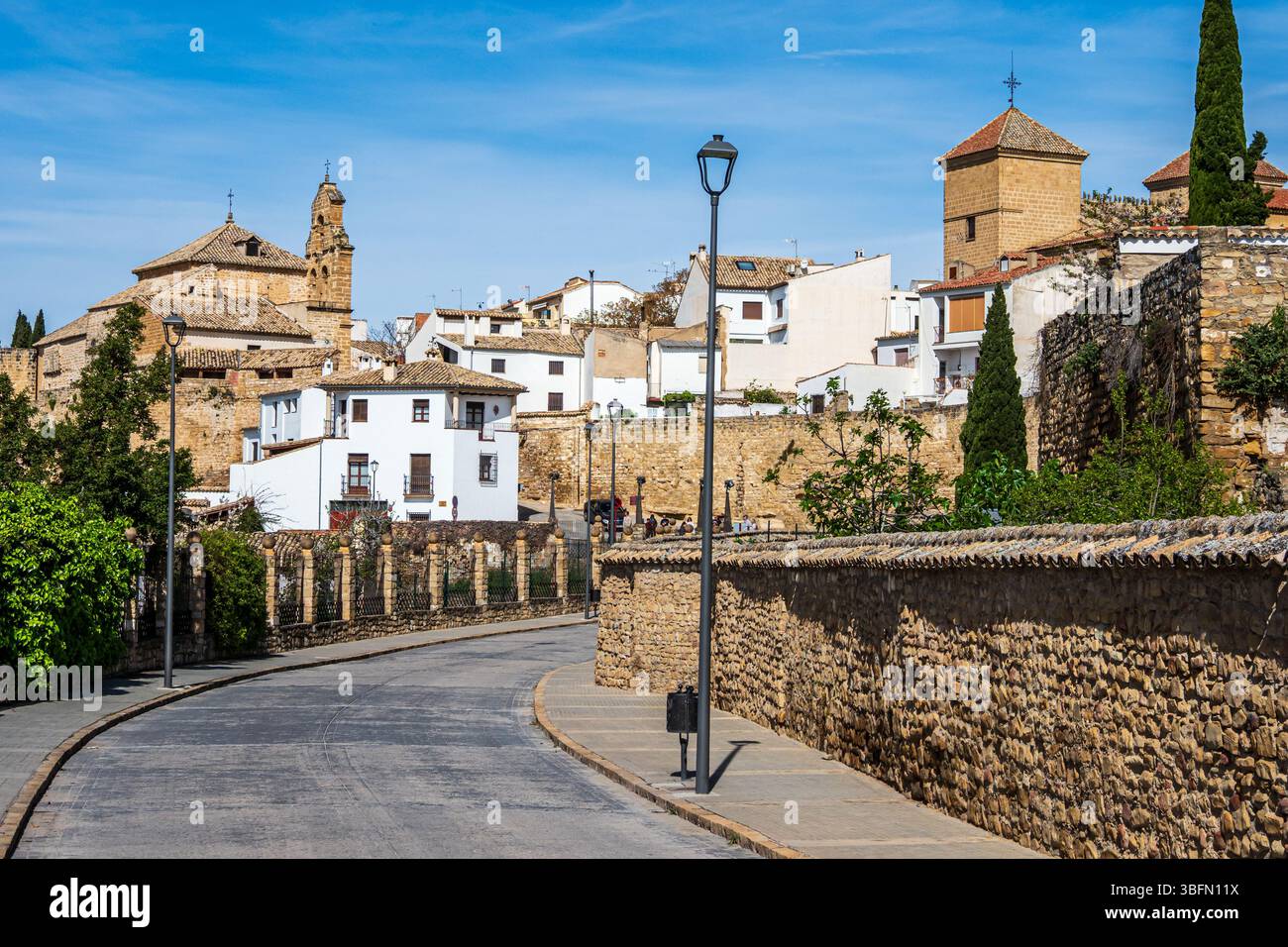 Historic ctiy of Ubeda, old city wall, Andalusia, Spain Stock Photo