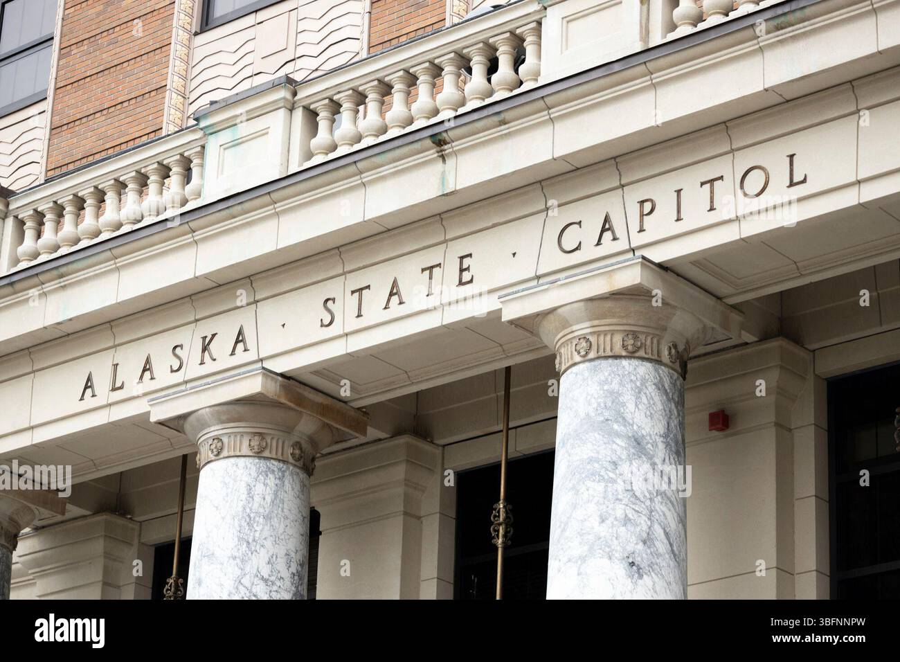 The Alaska state capitol is pictured on May 20, 2025, in Juneau, Alaska ...