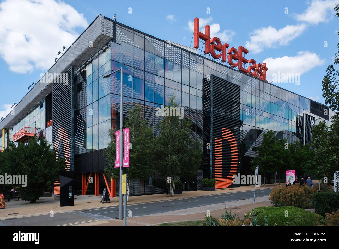 HereEast, Queen Elizabeth Olympic Park, London, UK Stock Photo