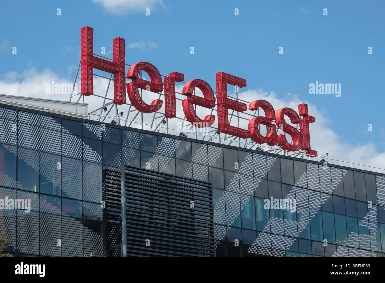 HereEast, Queen Elizabeth Olympic Park, London, UK Stock Photo