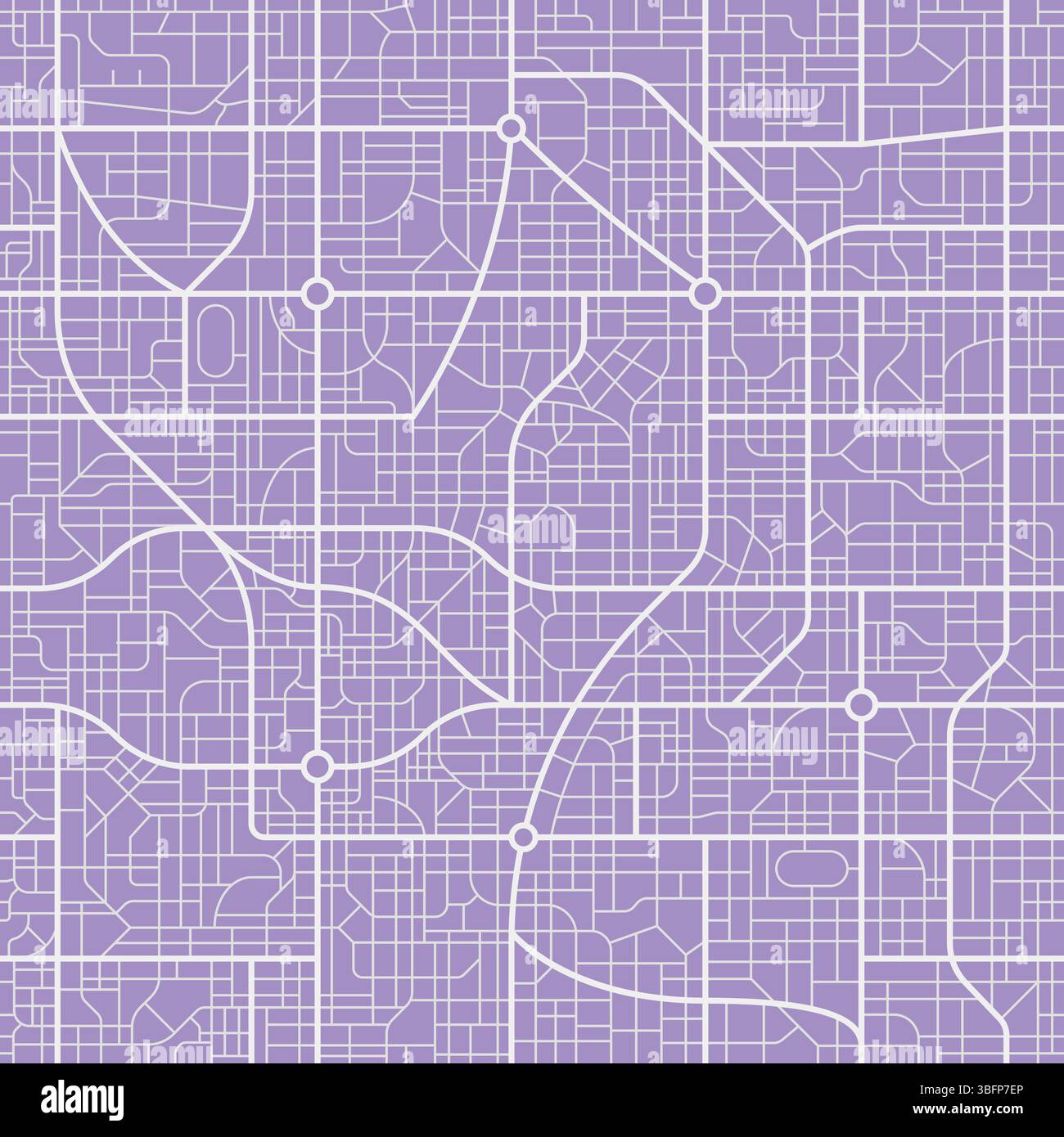 City map pattern, town plan seamless background with streets and roads ...