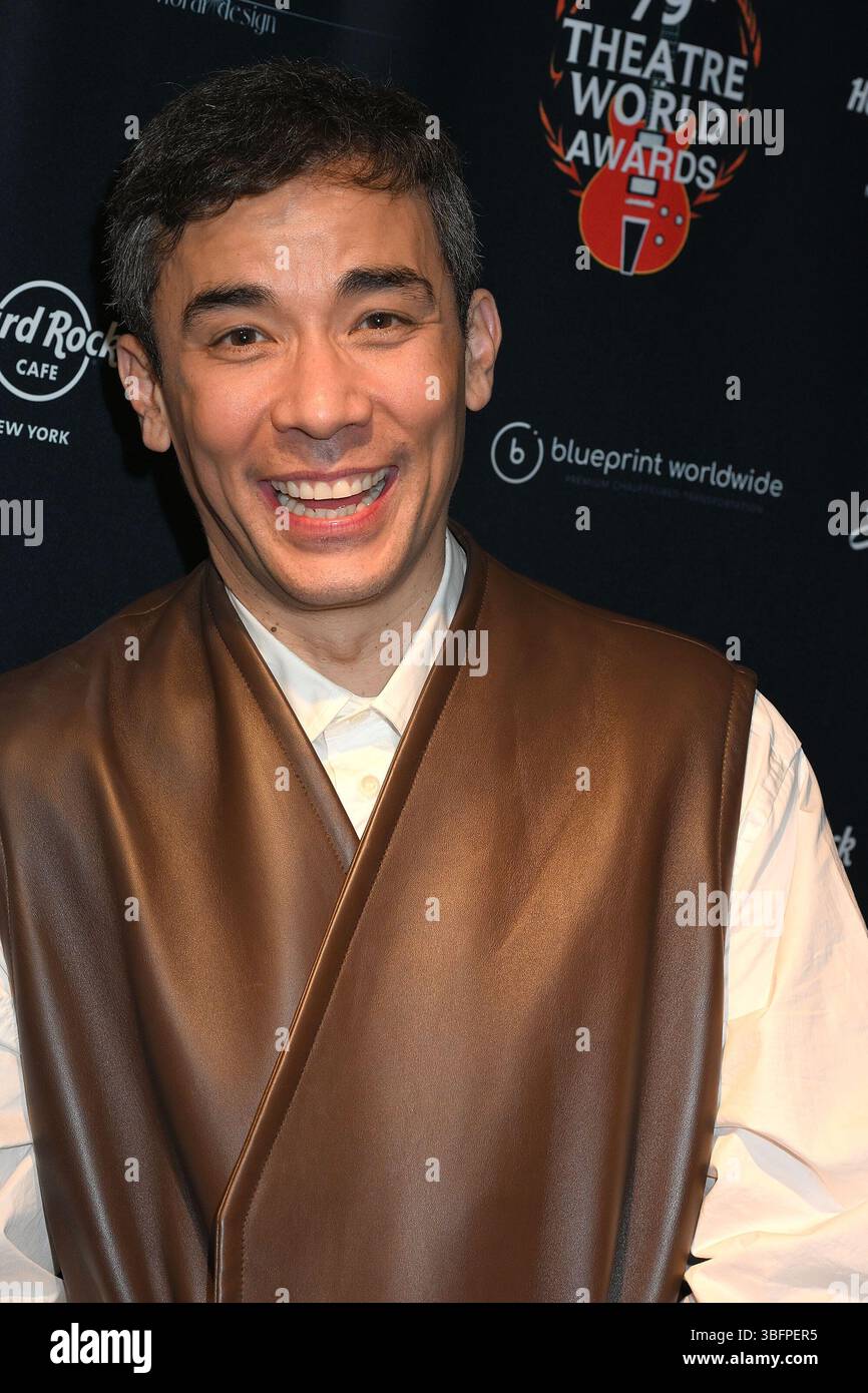 Conrad Ricamora attends the 79th Annual Theatre World Awards Ceremony ...