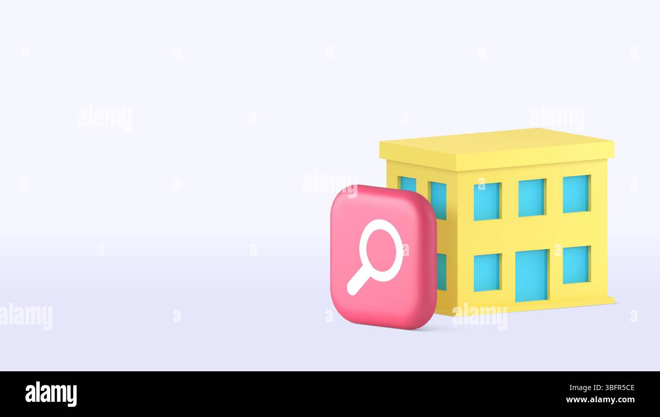 Gallery Detail: Real Estate City Building Searching Guide Map Navigation Copy Space