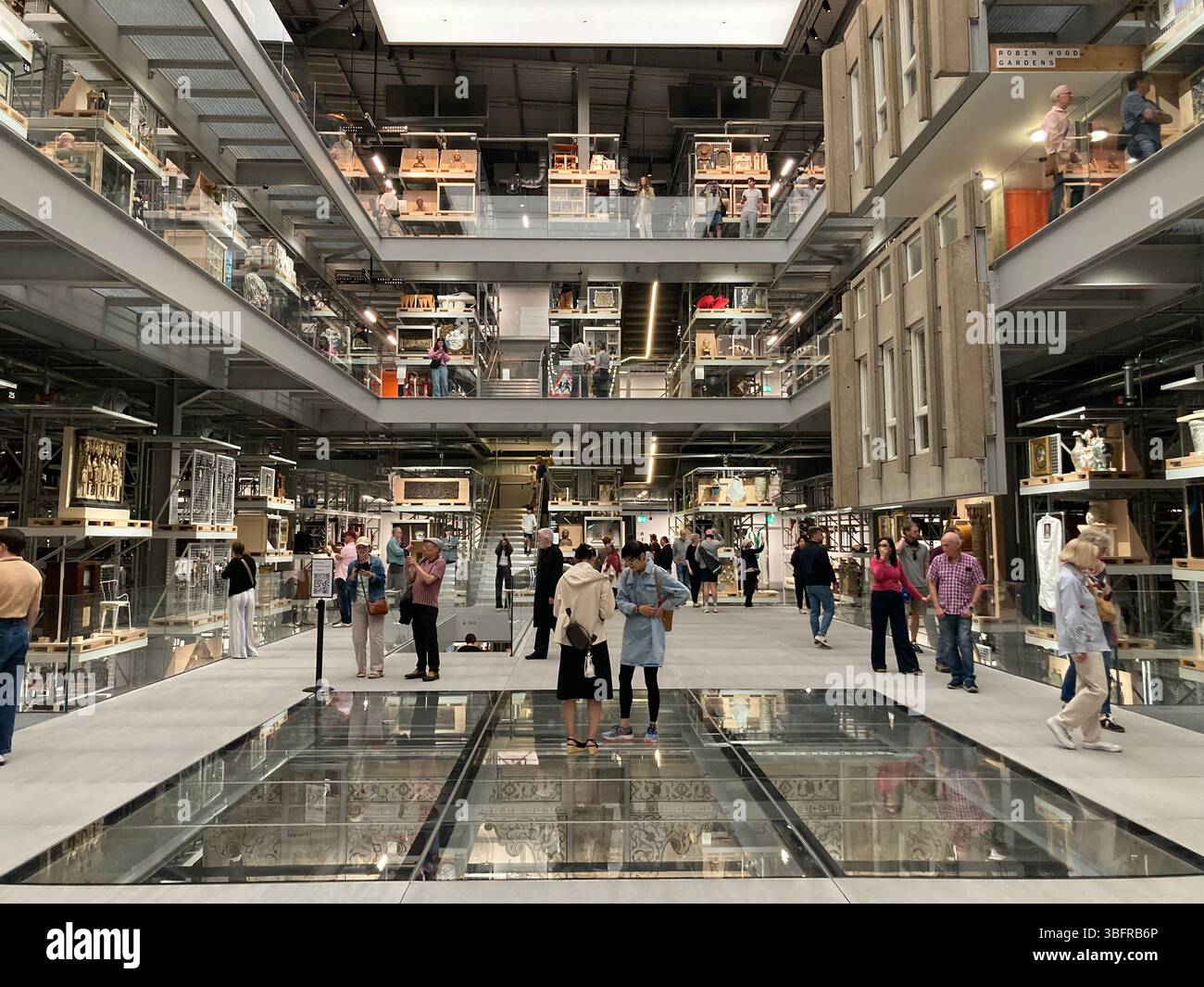 V&A East Storehouse, Queen Elizabeth Olympic Park, London, UK - Smartphone Captured Stock Image