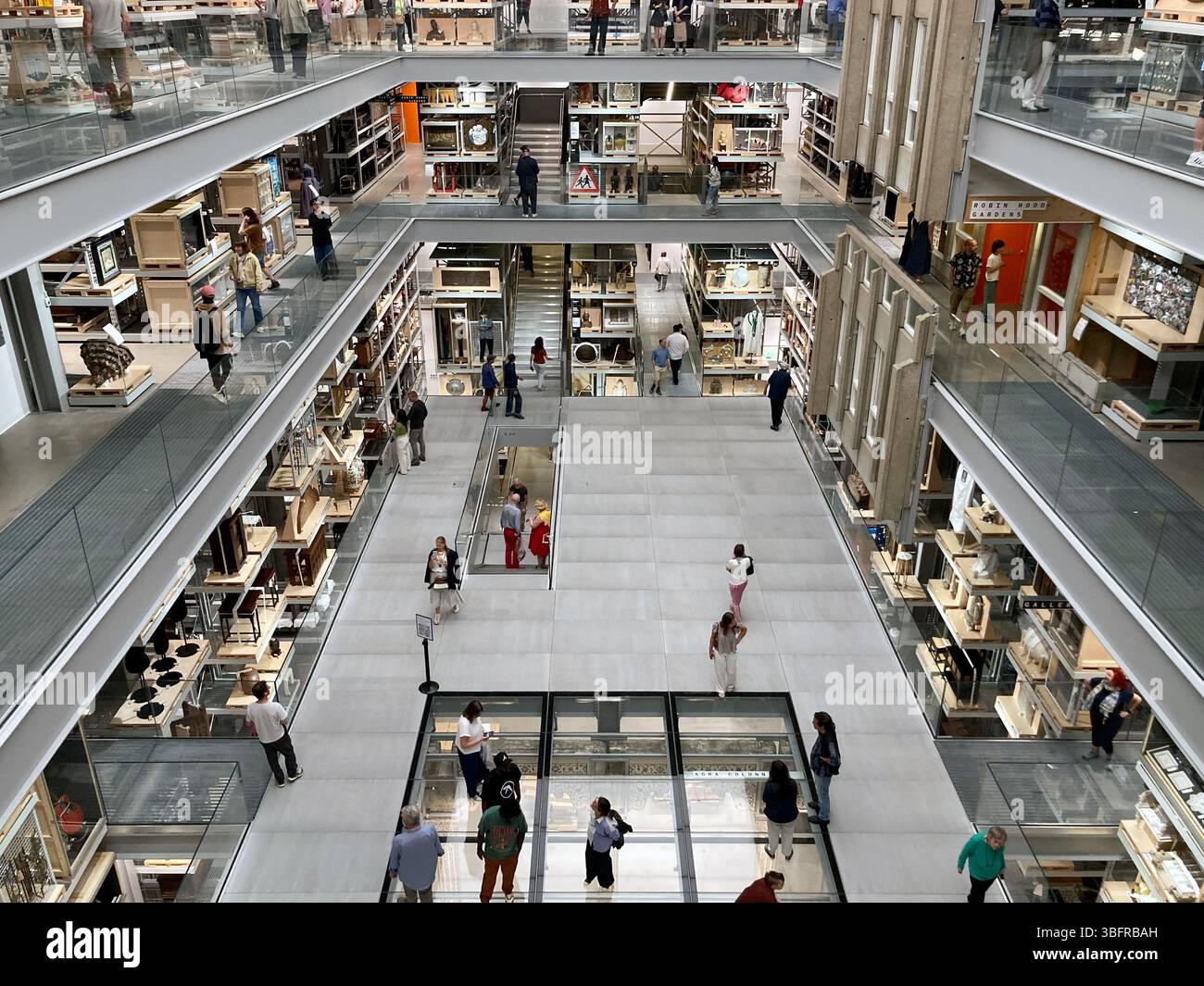 V&A East Storehouse, Queen Elizabeth Olympic Park, London, UK - Smartphone Captured Stock Image