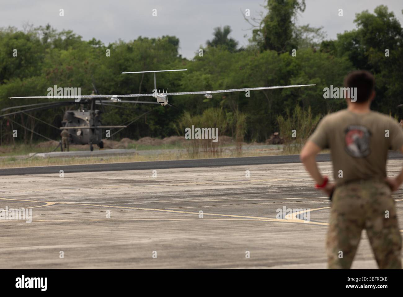A U.S. Army K1000 drone assigned to 1st Multi-Domain Task Force, U.S ...