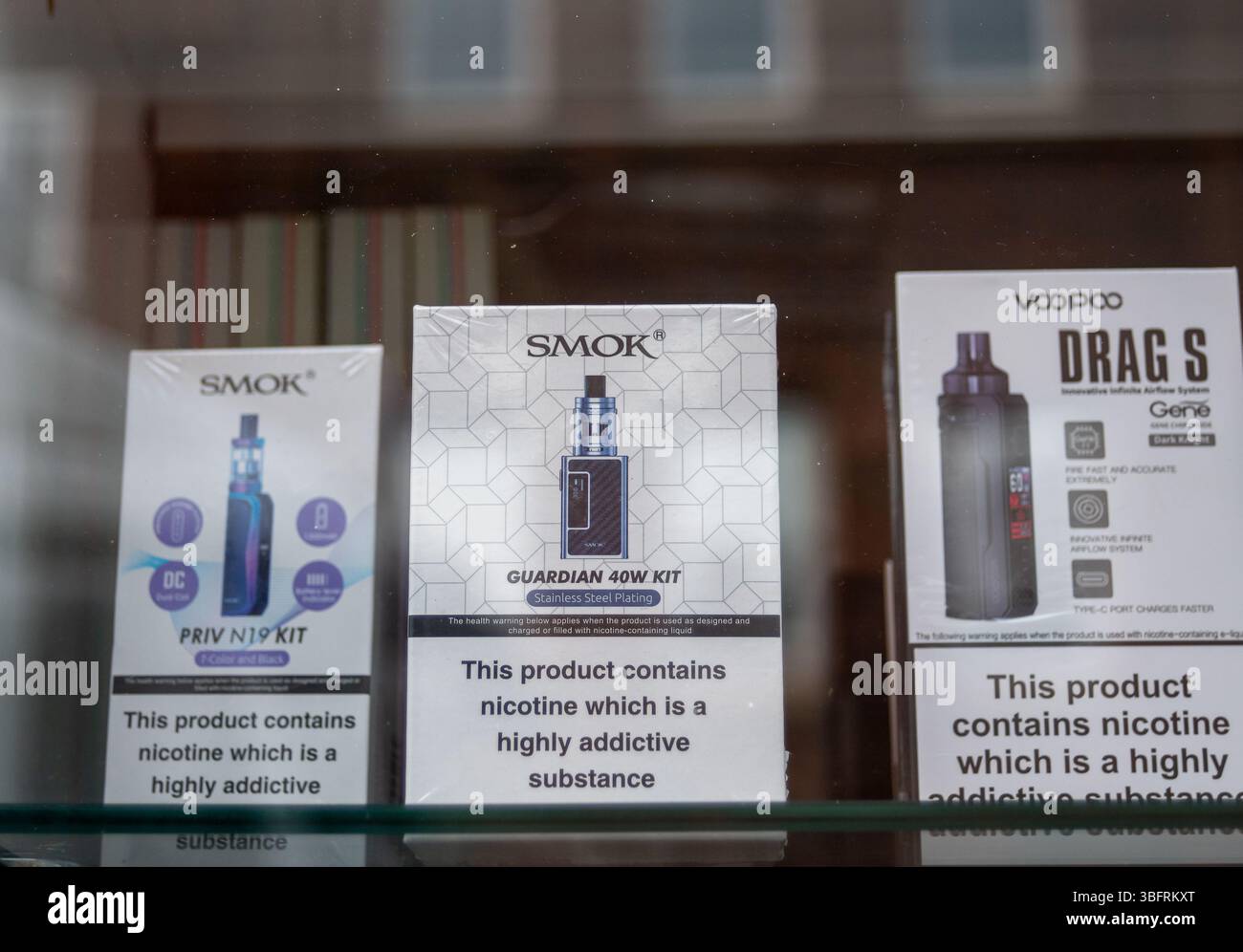 Flavoured vapes hi-res stock photography and images