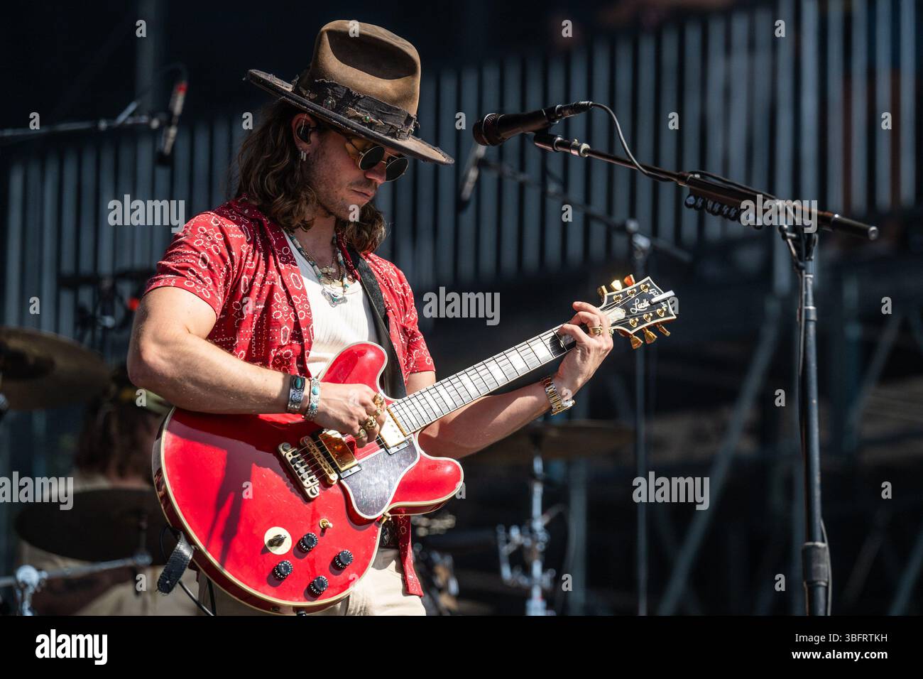 Jokull Juliusson of Kaleo performs on Day 2 of BottleRock Napa Valley ...