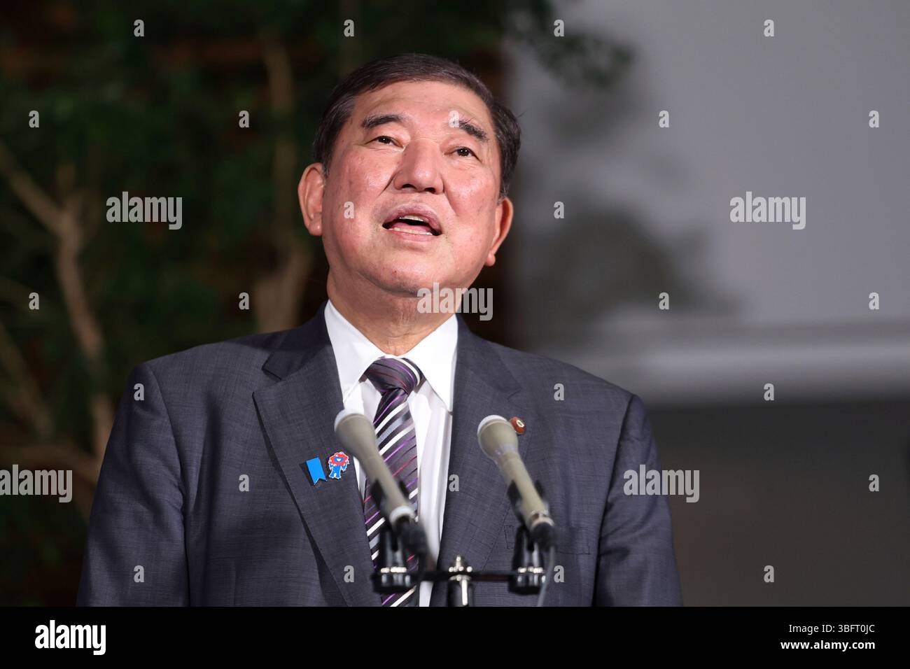 Japanese Prime Minister Shigeru Ishiba Speaks To Media About The Death japanese-prime-minister-shigeru-ishiba-speaks-to-media-about-the-death