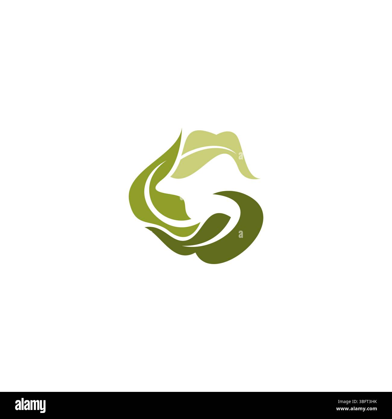Letter G leaf logo design. G Nature Icon Vector Stock Vector Image ...