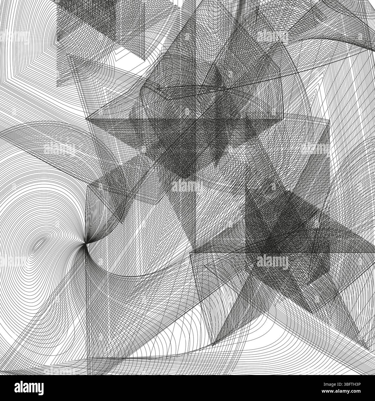 Star Shape Abstract Smoky star shapes. Abstract layered symbols. Transparent geometry ...