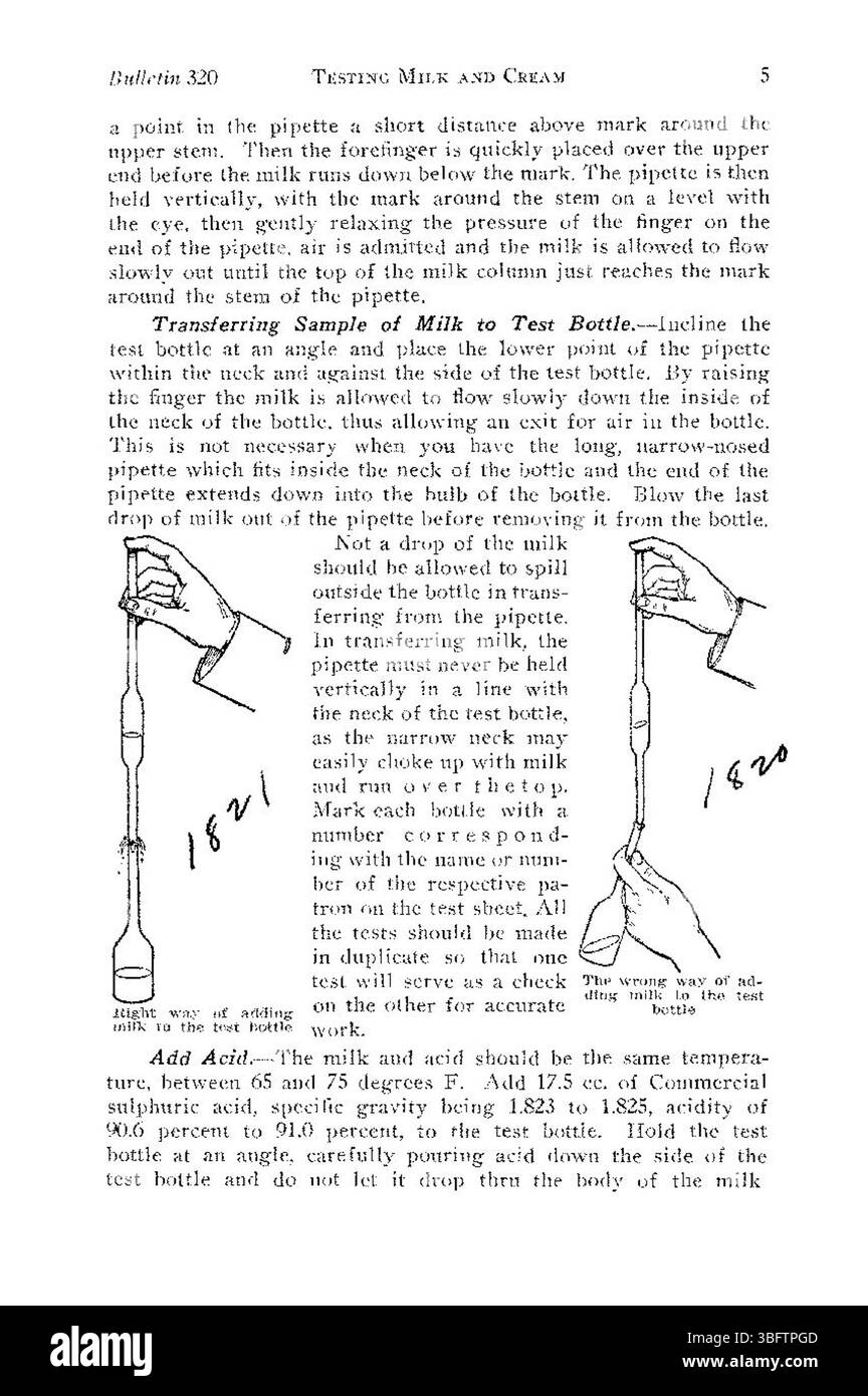 This document discusses the methods for testing and handling milk and