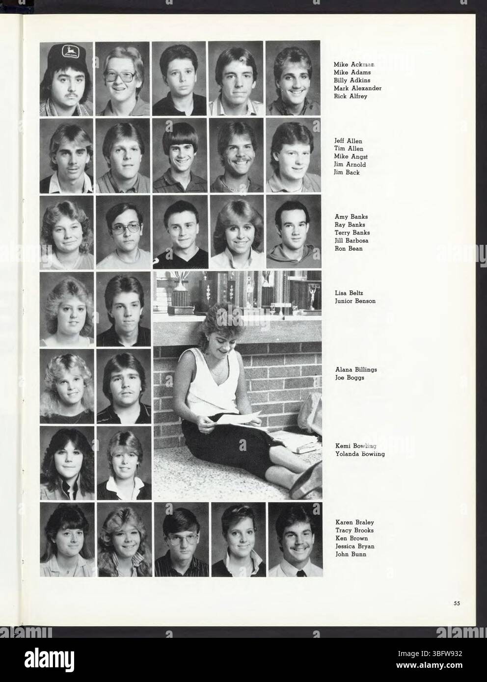 Page 59 from the 1986 *The Image* yearbook at Edgewood High School ...