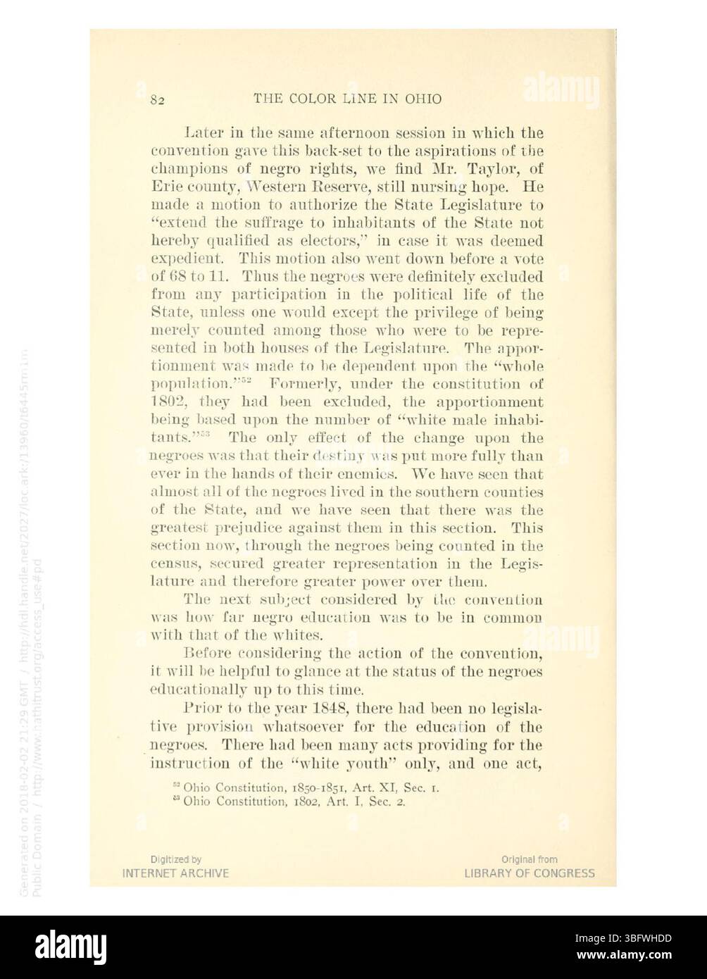 'The Color Line in Ohio' (1913) provides an analysis of race prejudice ...