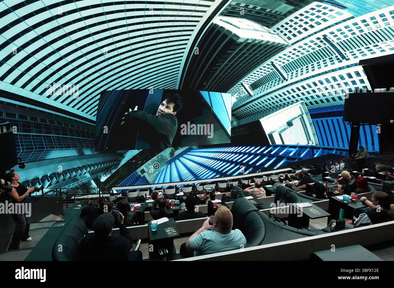 A scene from the film