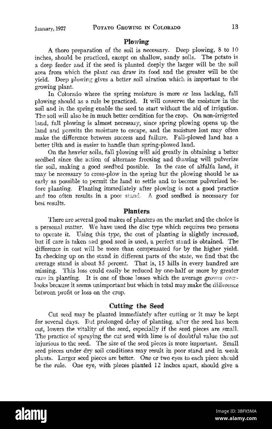 In This Section The 1927 Report Outlines The Role Of Local