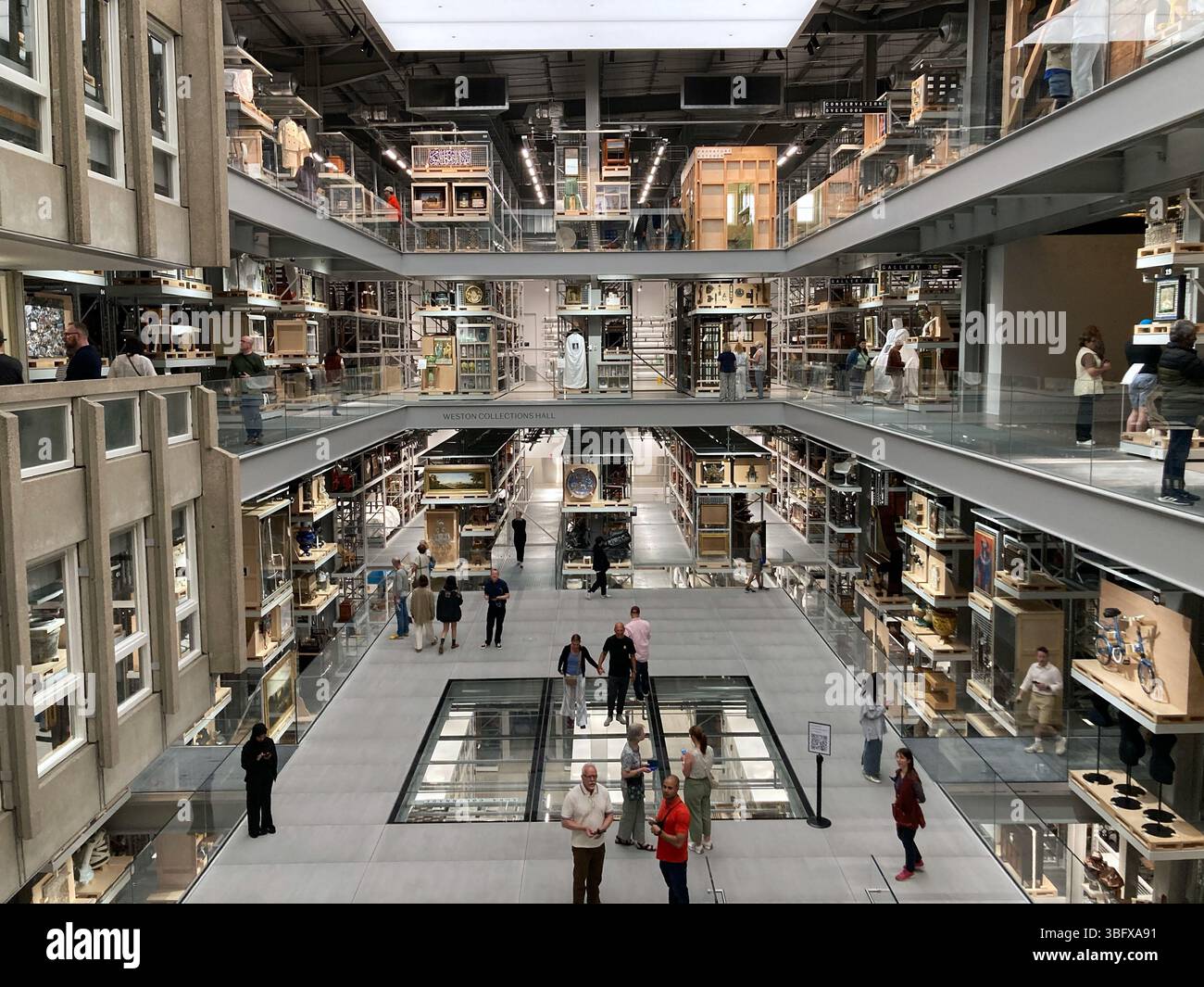 V&A East Storehouse, Queen Elizabeth Olympic Park, London, UK - Smartphone Captured Stock Image