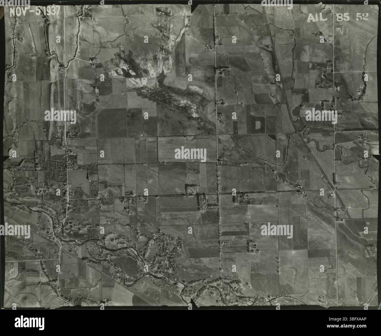 This file labeled AIL 85-52 is a map or geographic document with a ...