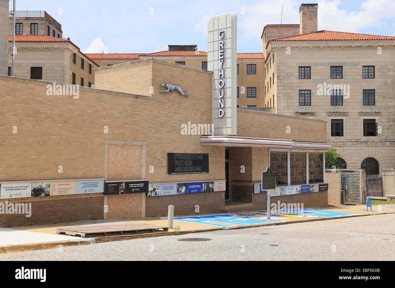 Freedom Rides Museum, Montgomery, Alabama, where during 1961 volunteers ...