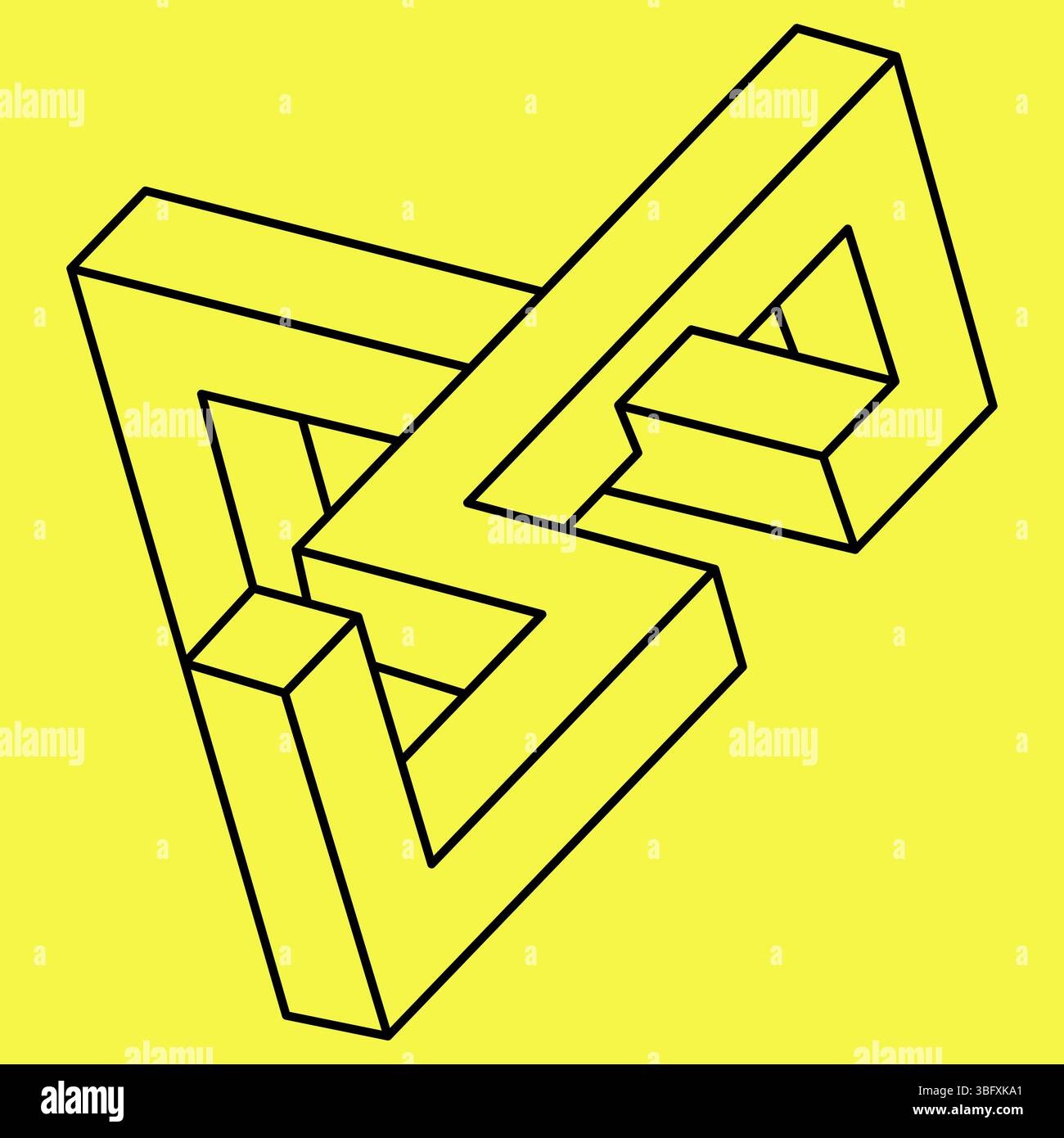 Optical illusion shape sacred Stock Vector Images - Alamy